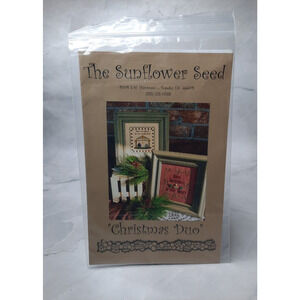 The Sunflower Seed Cross Stitch Patterns Christmas Duo
